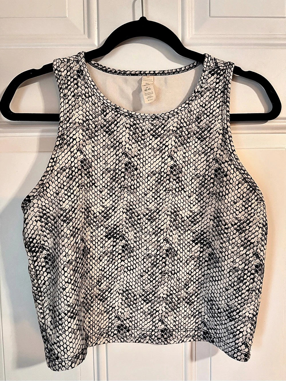 Balance Collection Snake Print Tank Top Size Large Like New